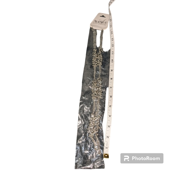 Sliver Beaded Necklace. NWT. - Picture 6 of 6